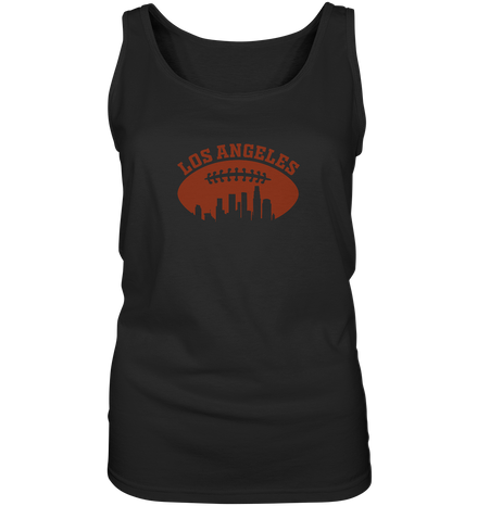Los Angeles Football Silhouette - Ladies Tank-Top