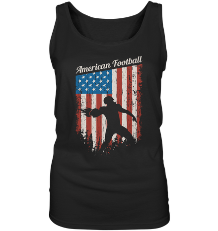 American Football Banner - Ladies Tank-Top