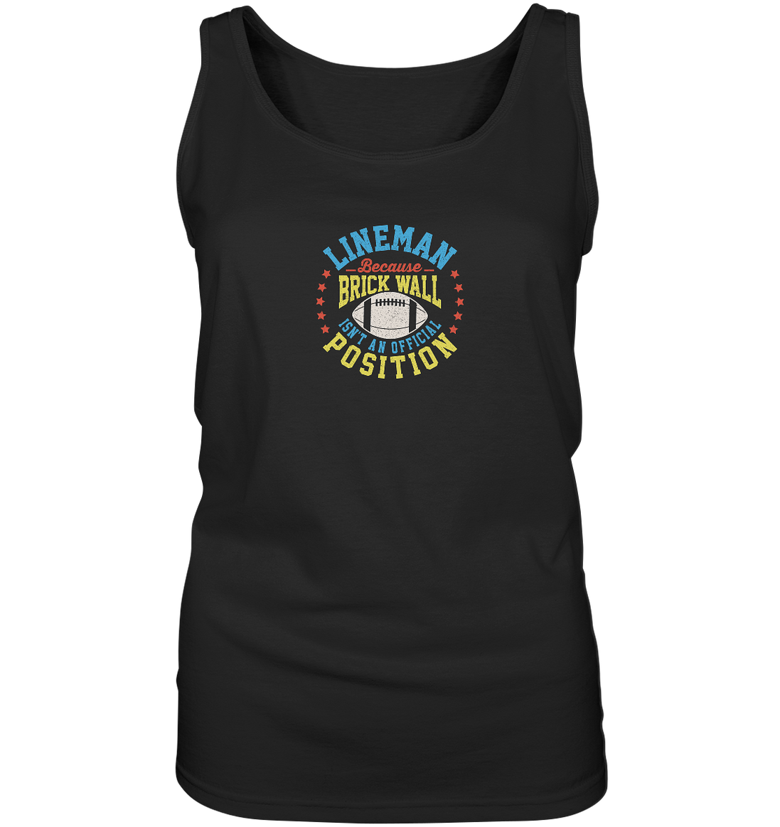 Lineman Brick Wall - Ladies Tank-Top