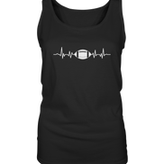 Football Heartbeat - Ladies Tank-Top