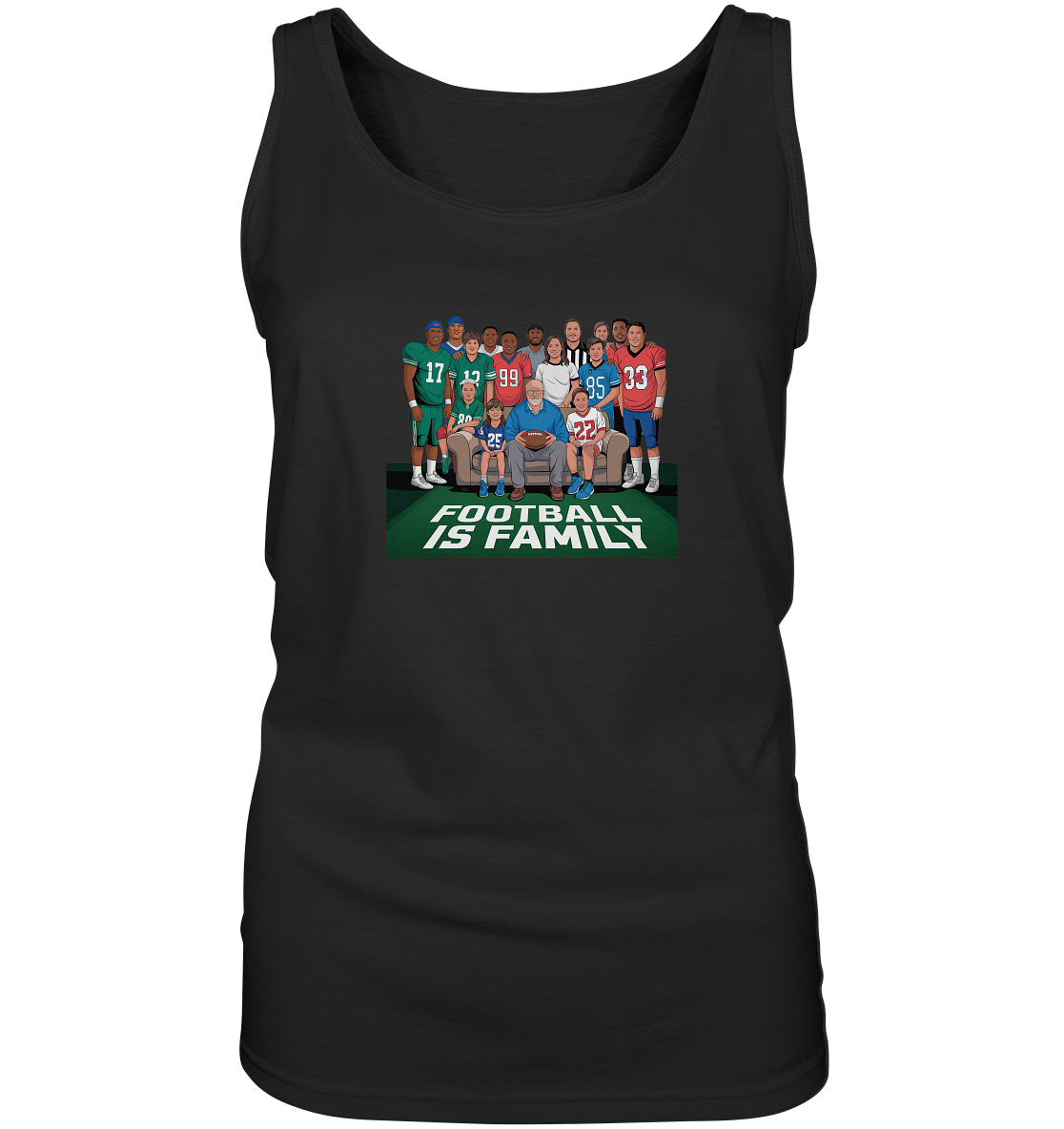 Football is Family - Ladies Tank-Top