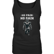 No Pain No Gain Metal  - Ladies Tank-Top