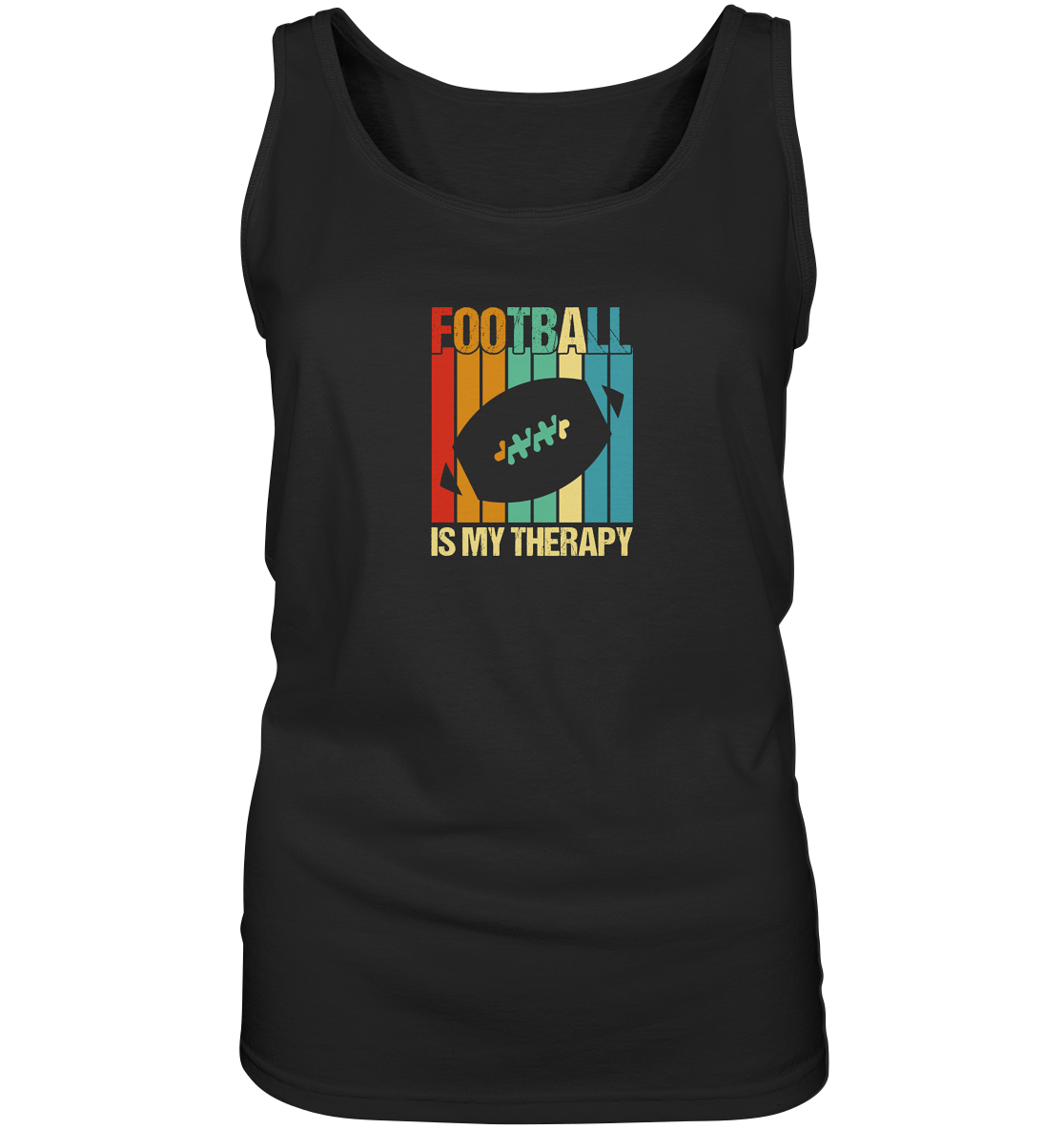 Football is my Therapy - Ladies Tank Top