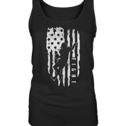 USA Flag Fight - Ladies Tank-Top