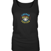 Lineman Brick Wall - Ladies Tank-Top
