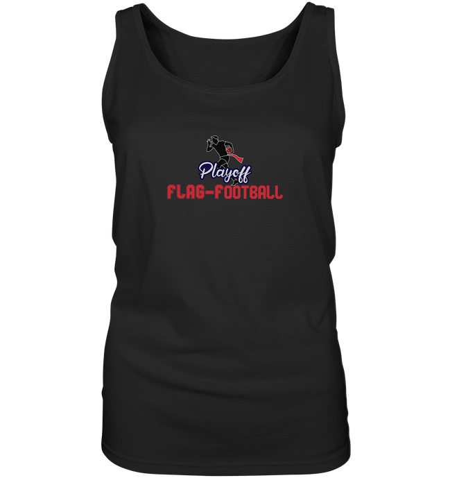 Playoff Flag Football  Men red - Ladies Tank-Top
