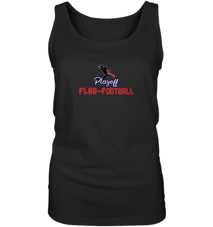 Playoff Flag Football  Men red - Ladies Tank-Top