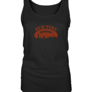 New York Football Silhoutte  - Ladies Tank-Top