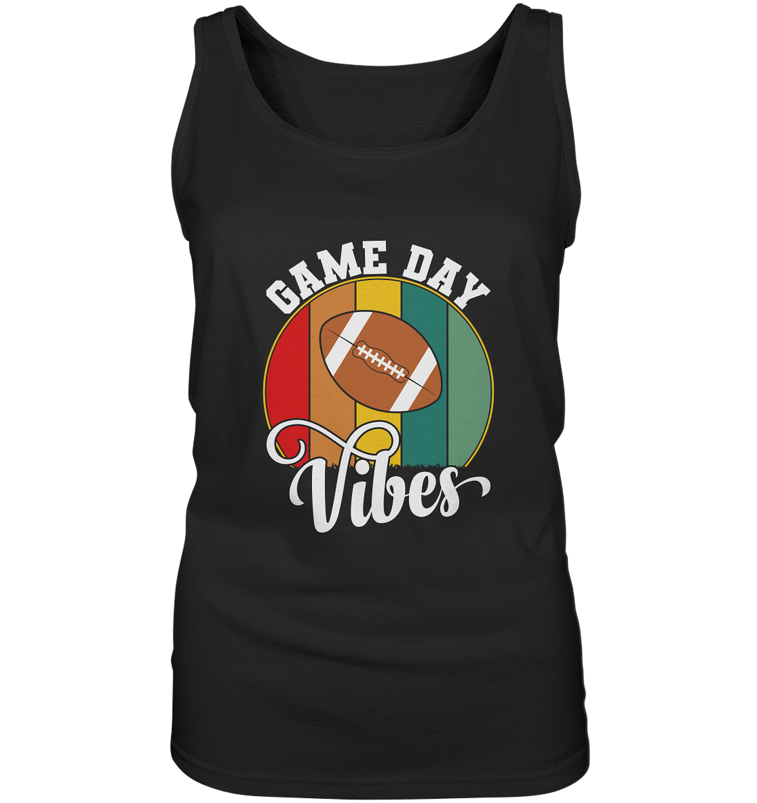 Game Day Vibes White - Women's Tank Top