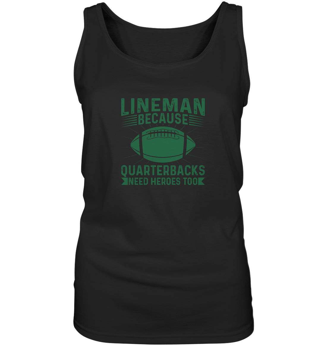 Lineman Heroes Green - Ladies Tank-Top