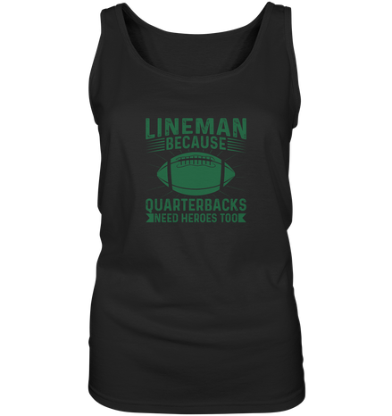 Lineman Heroes Green - Ladies Tank-Top
