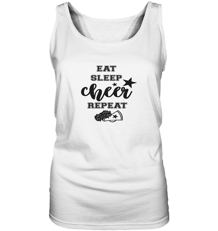 Eat Sleep Cheer Repeat - Ladies Tank-Top