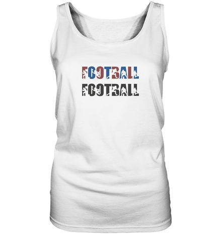 Football Silhouette - Ladies Tank-Top