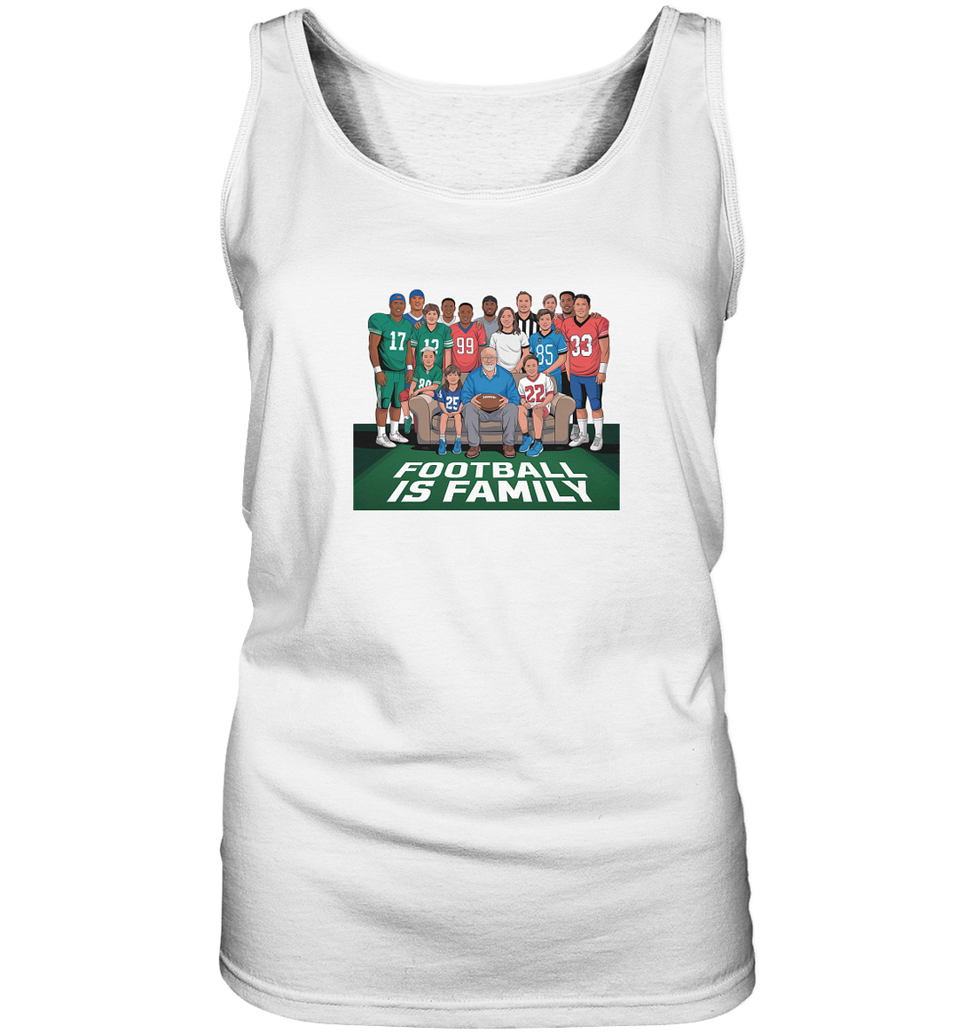 Football is Family - Ladies Tank-Top