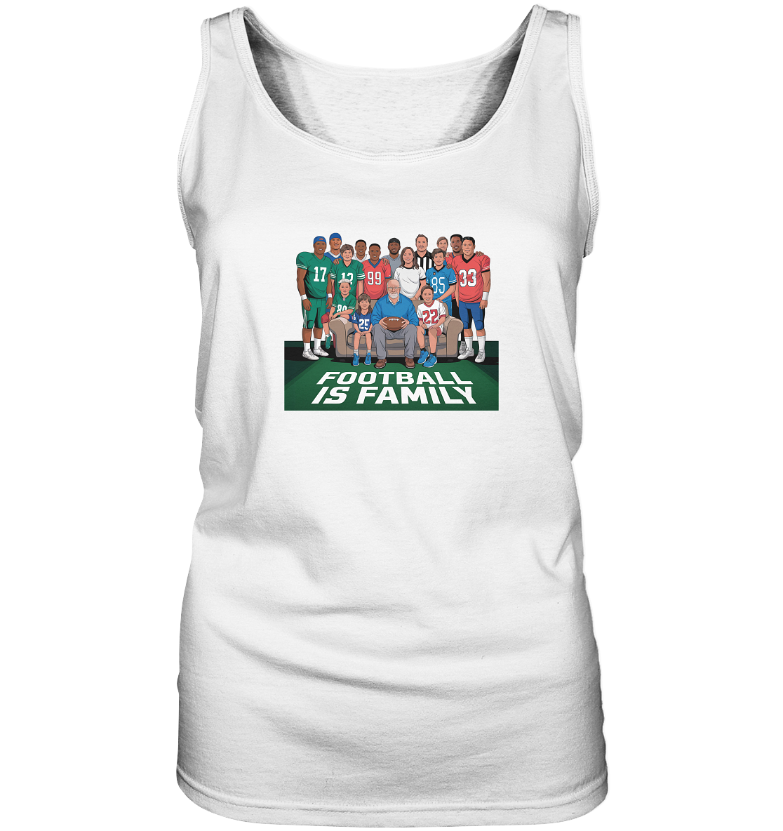 Football is Family - Ladies Tank-Top