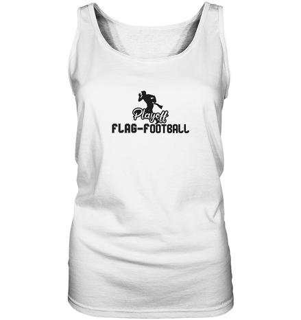Playoff Flag Football  Men black - Ladies Tank-Top