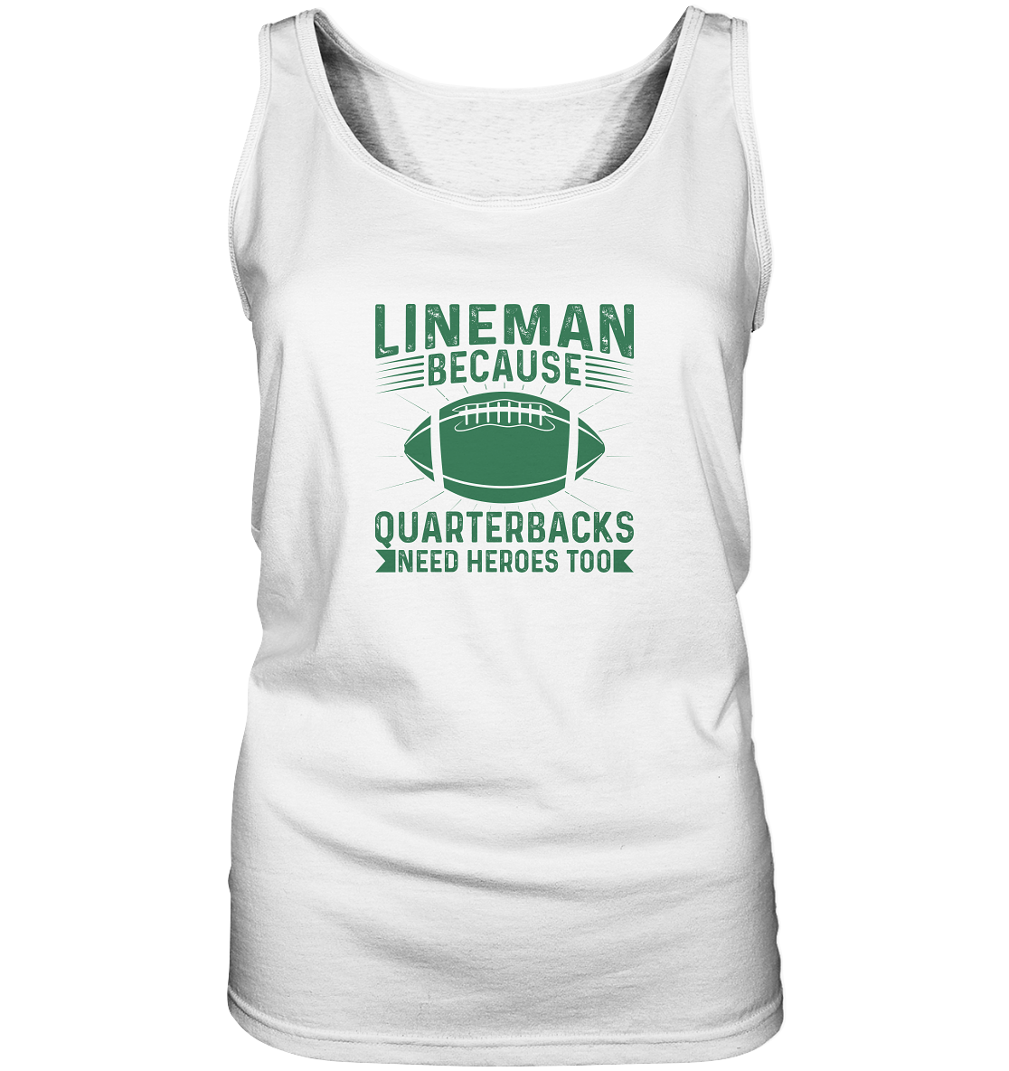 Lineman Heroes Green - Ladies Tank-Top