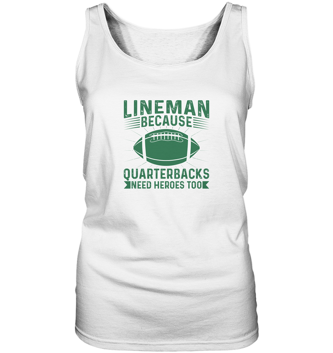 Lineman Heroes Green - Ladies Tank-Top