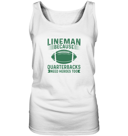 Lineman Heroes Green - Ladies Tank-Top