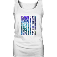 USA Football Flag  - Ladies Tank-Top