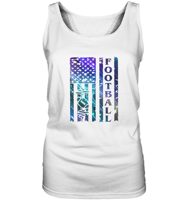 USA Football Flag  - Ladies Tank-Top