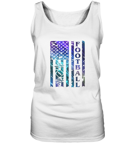 USA Football Flag  - Ladies Tank-Top