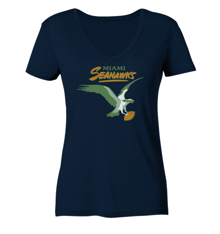 Miami Seahawks 2  - Ladies V-Neck Shirt
