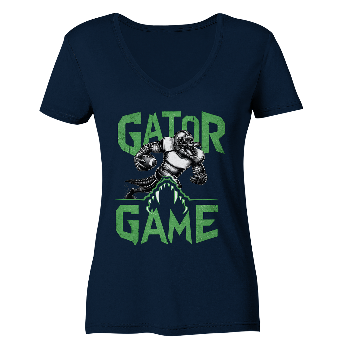 Gator Game - Ladies V-Neck Shirt