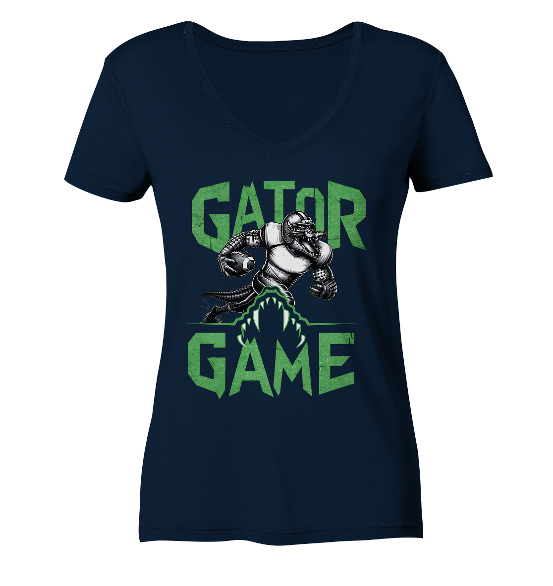Gator Game - Ladies V-Neck Shirt