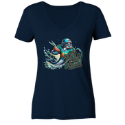 Dolphin - Ladies V-Neck Shirt