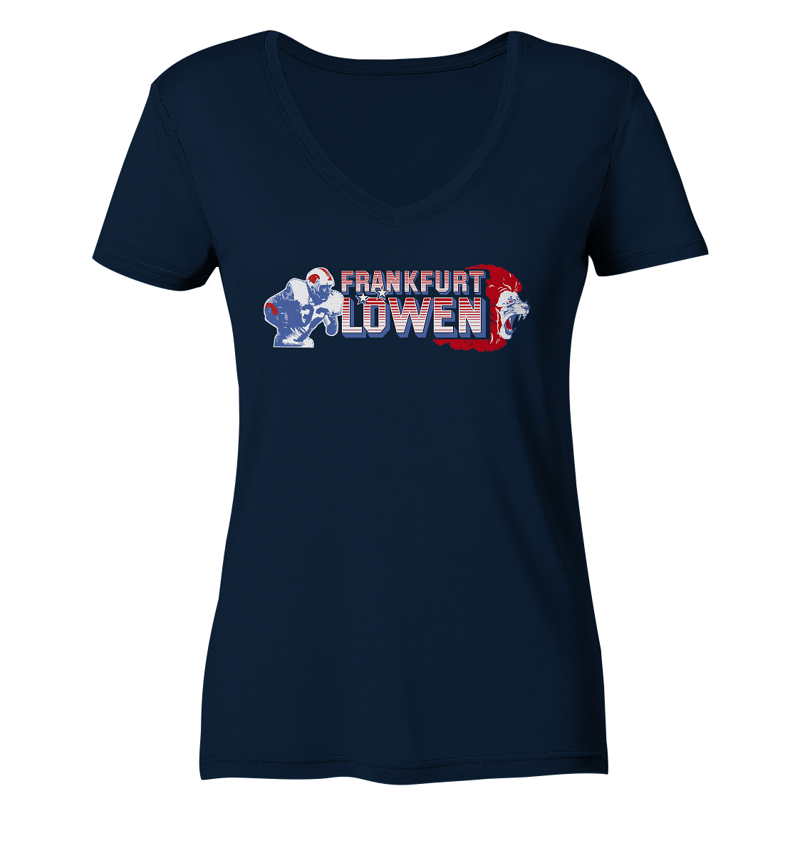 Frankfurt Löwen 2 - Ladies V-Neck Shirt