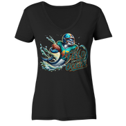 Dolphin - Women's V-Neck Shirt