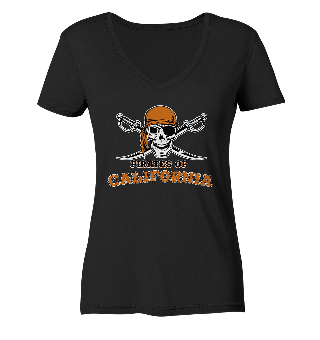Pirates of California - Ladies V-Neck Shirt