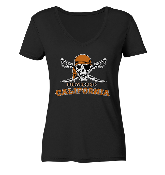 Pirates of California - Ladies V-Neck Shirt