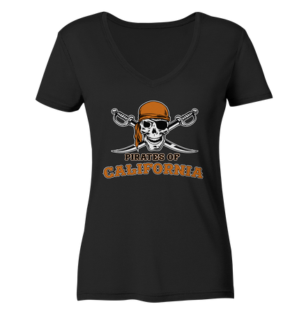 Pirates of California - Ladies V-Neck Shirt