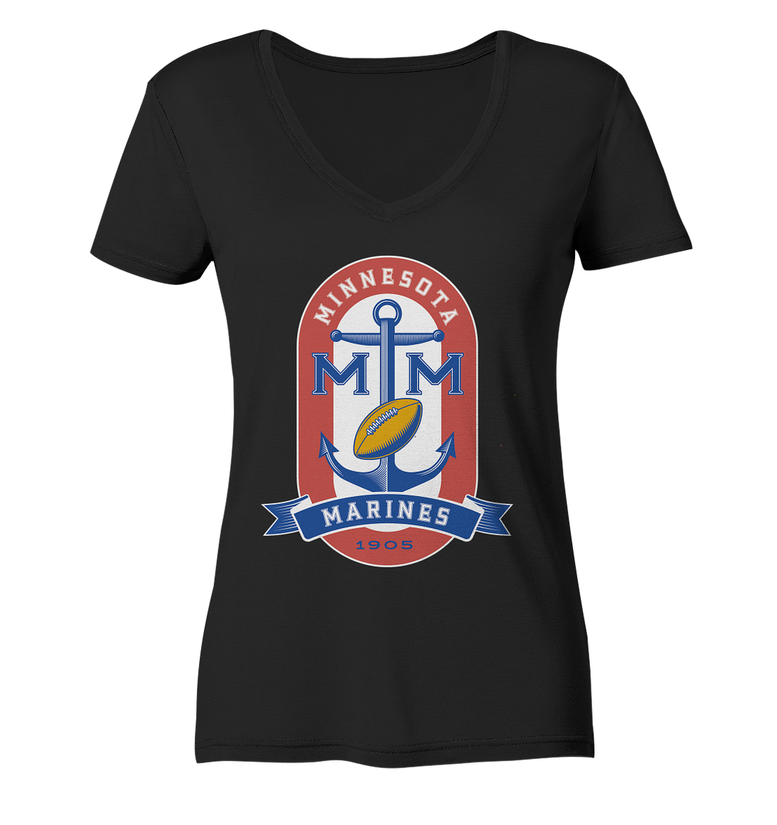 Minnesota Marines - Ladies V-Neck Shirt