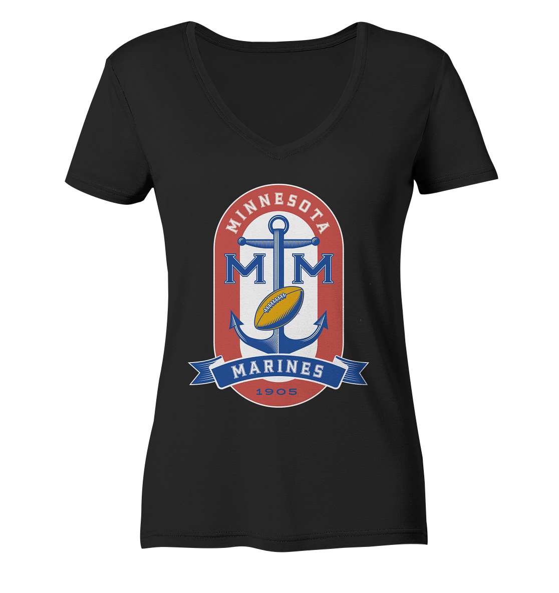 Minnesota Marines - Ladies V-Neck Shirt