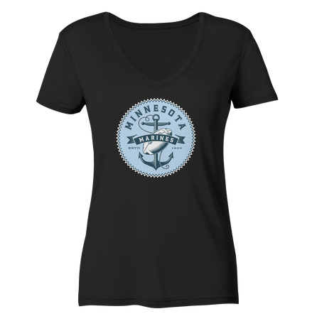 Minnesota Marines II - Ladies V-Neck Shirt