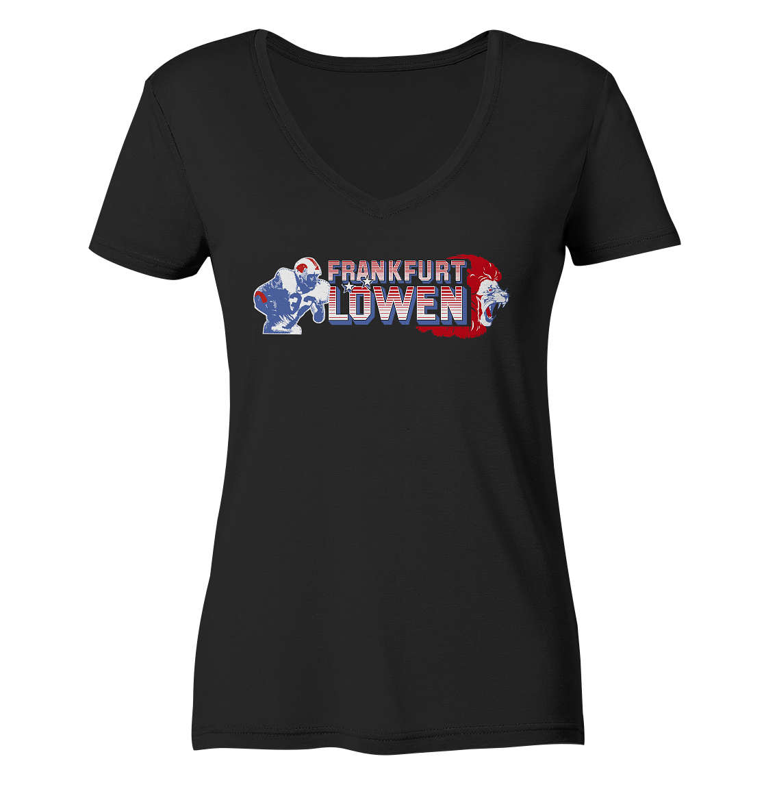 Frankfurt Löwen 2 - Ladies V-Neck Shirt