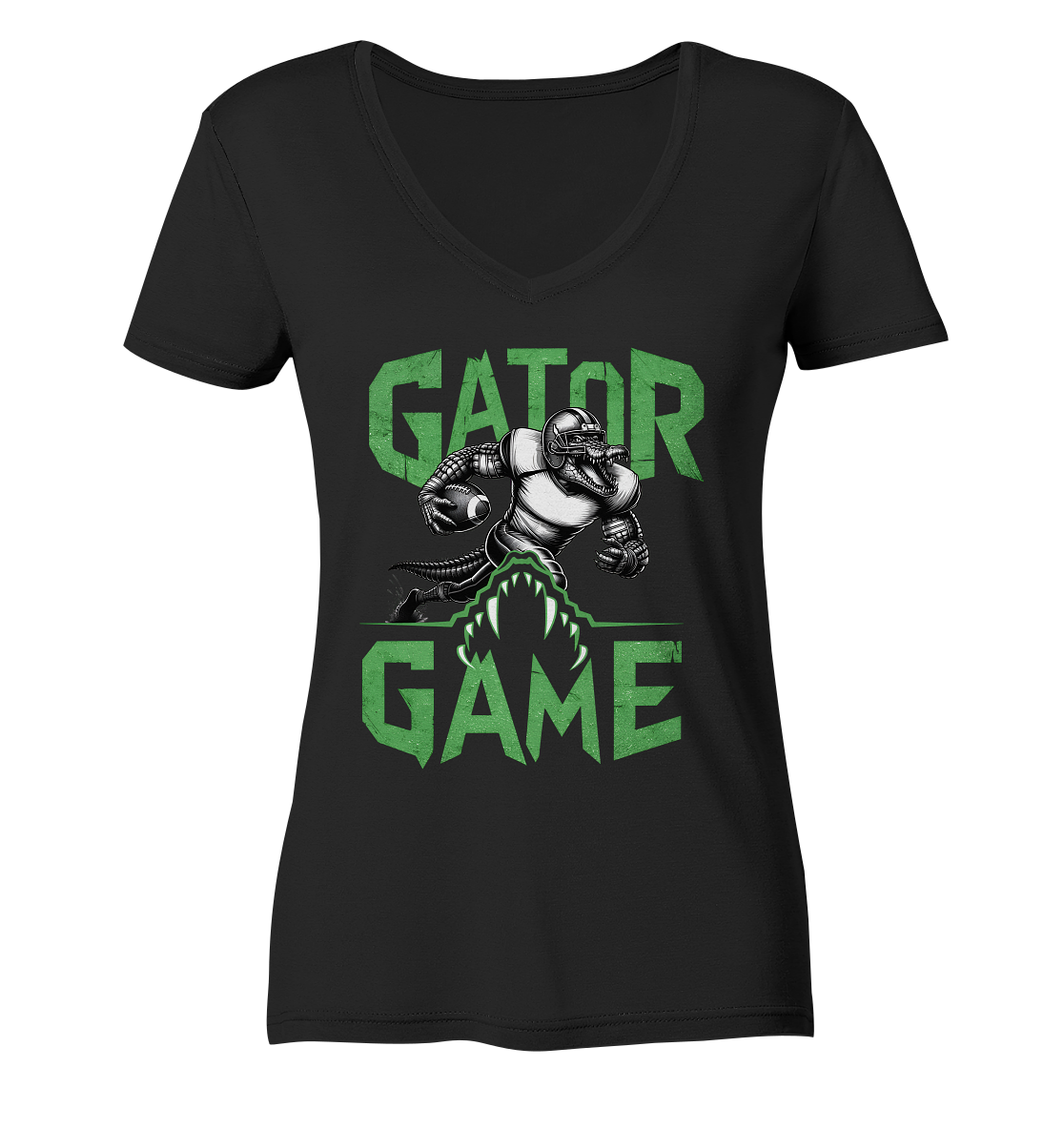 Gator Game - Ladies V-Neck Shirt