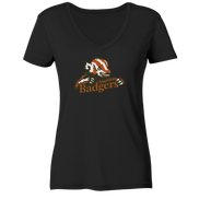 Milwaukee Badgers - Ladies V-Neck Shirt