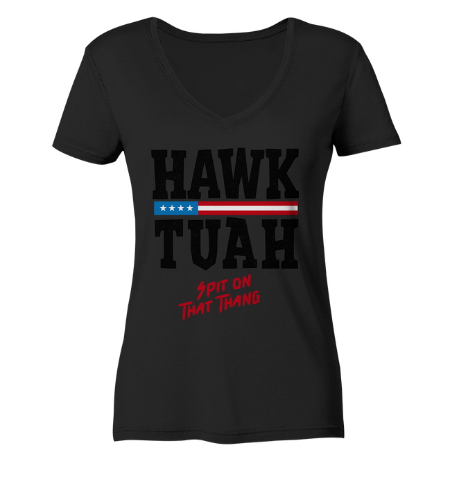 Hawk Tuah - Women's V-Neck Shirt