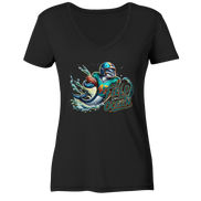 Dolphin - Ladies V-Neck Shirt