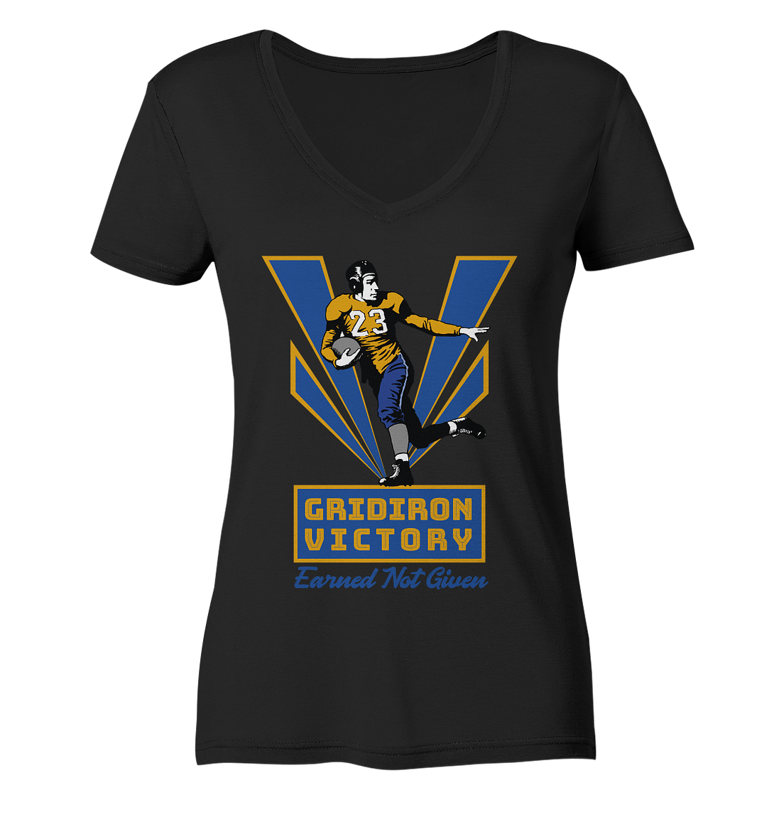 Gridiron Victory - Ladies V-Neck Shirt
