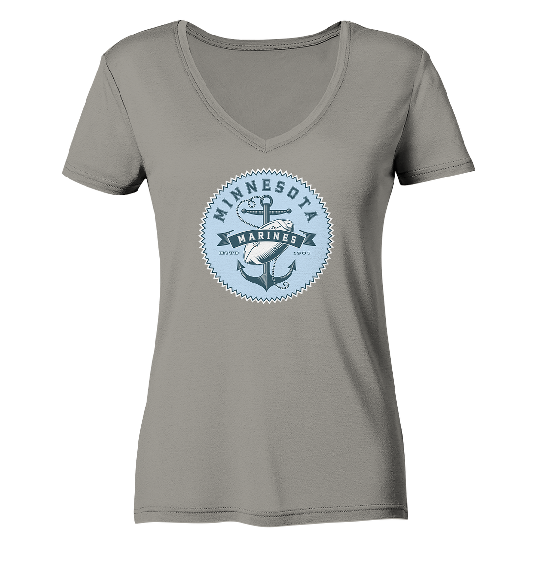 Minnesota Marines II - Ladies V-Neck Shirt