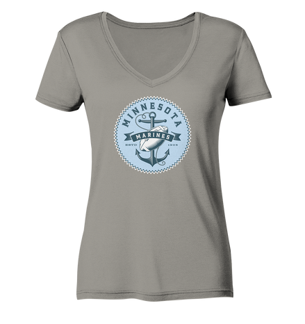 Minnesota Marines II - Ladies V-Neck Shirt