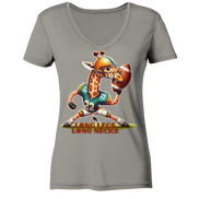 Giraffe - Ladies V-Neck Shirt