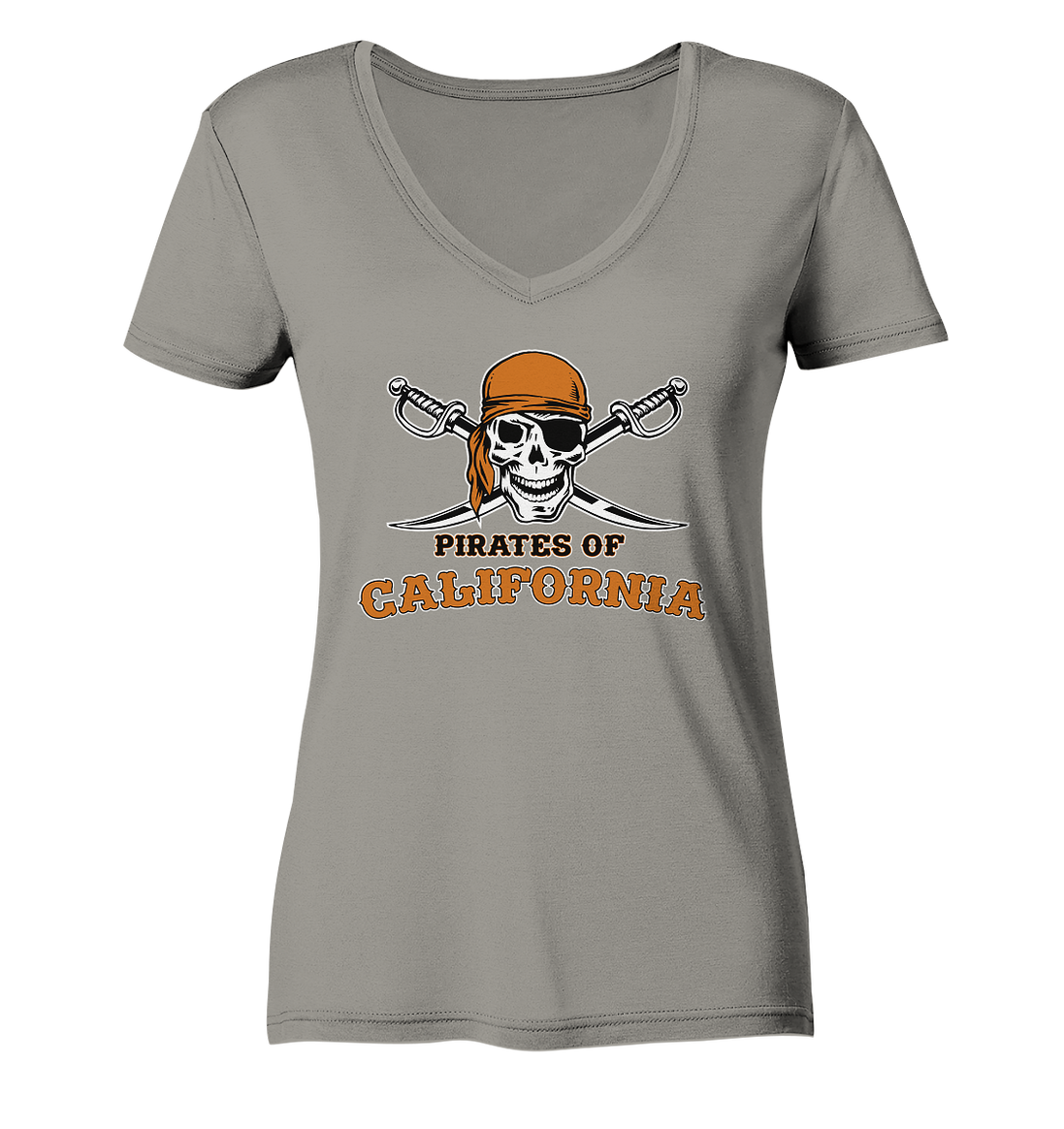 Pirates of California - Ladies V-Neck Shirt