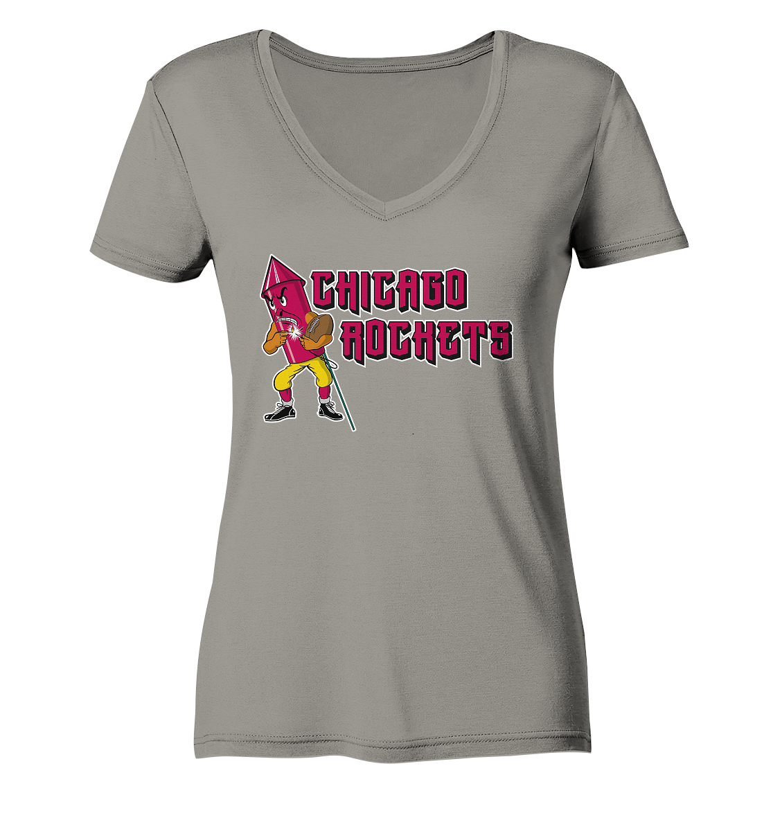 Chicago Rockets - Ladies V-Neck Shirt
