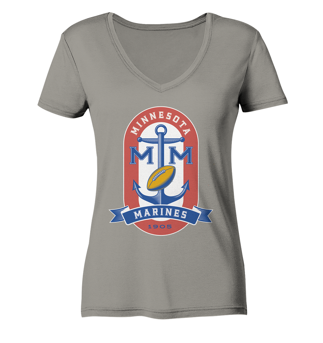 Minnesota Marines - Ladies V-Neck Shirt